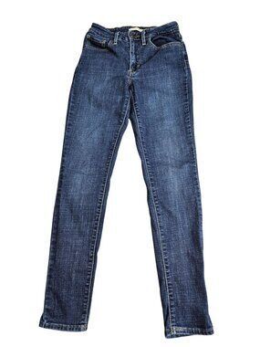 Levi's 721 High Rise Skinny Jeans Womens 27 Blue Med Wash Slim Stretch Denim